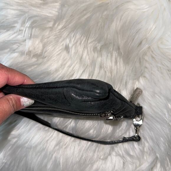 HOBO | The Original Bag Double Zipper Black Clutch/Purse - Picture 10 of 11